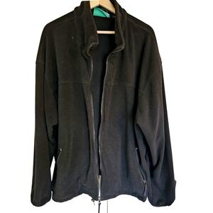 Mens Shakespeare Fleece Jacket Size 2XL Black